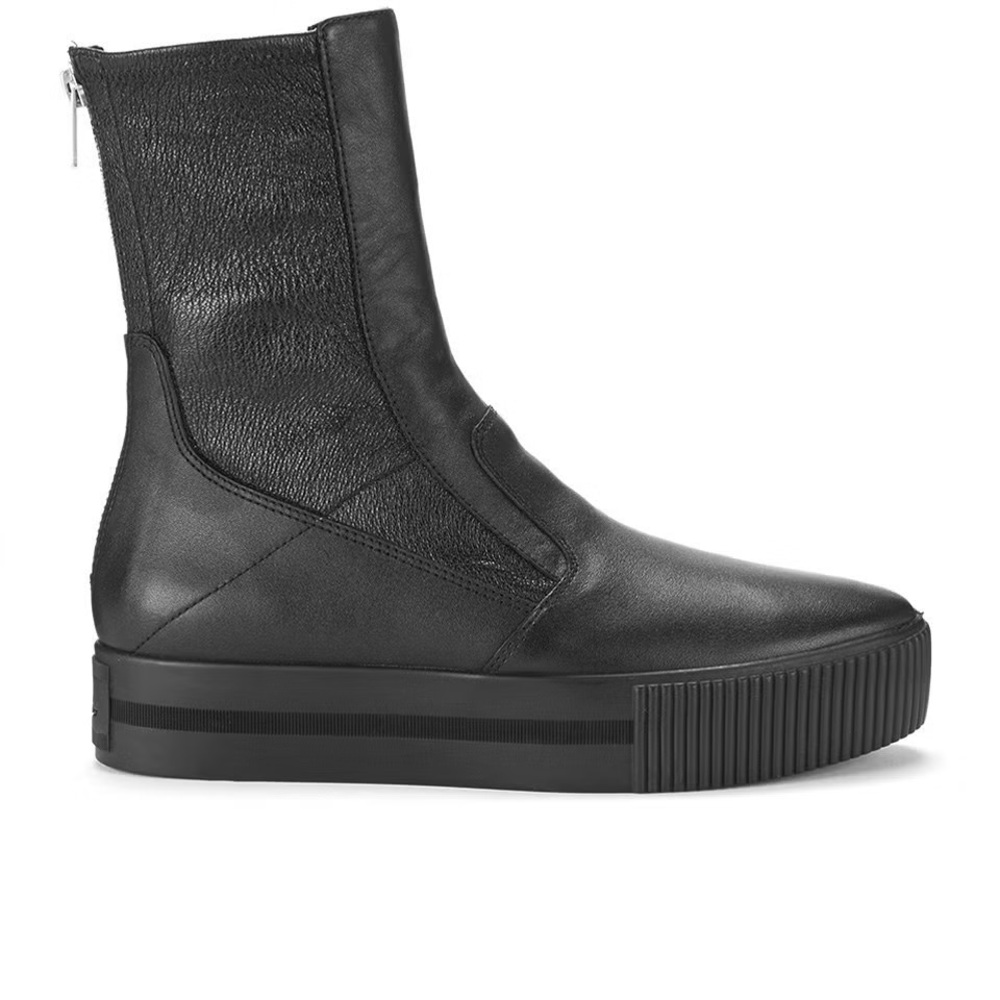 Ash Kick Leather High Flatform Boots